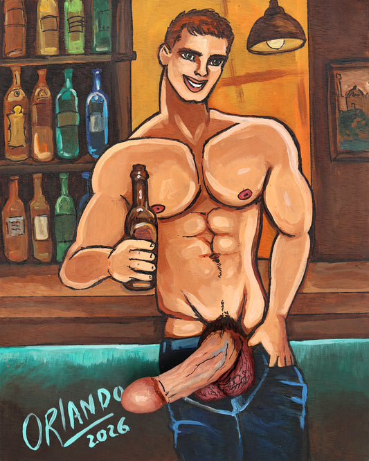 Joey: Enjoys a Cold One
