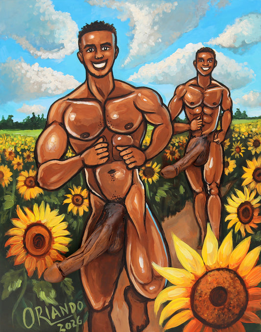 Marcus & DeAndre: Sunflower Field Summer Run